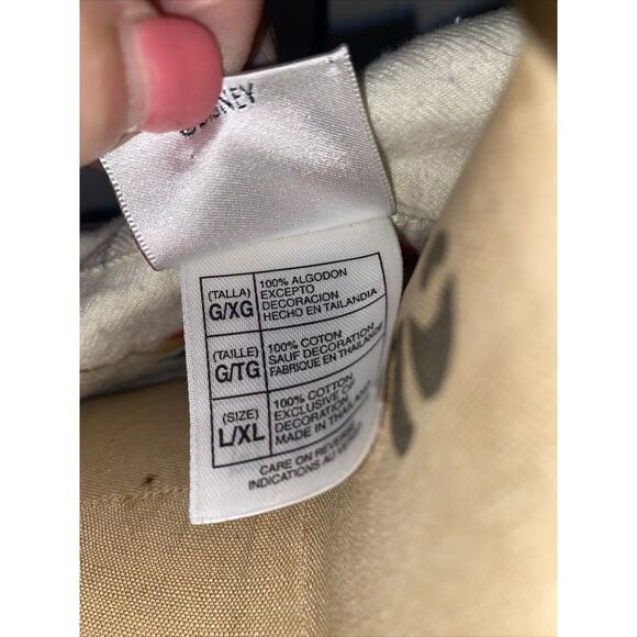 Disney Store Winnie The Pooh On Skis Winter Cozy Comfy Warm Flannel Gown L/XL - Picture 8 of 8